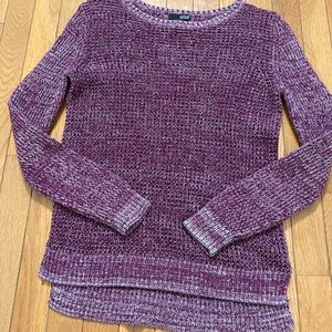 Purple knit sweater EUC